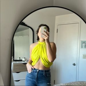 Superdown x Revolve Emani Wrap Crop Top